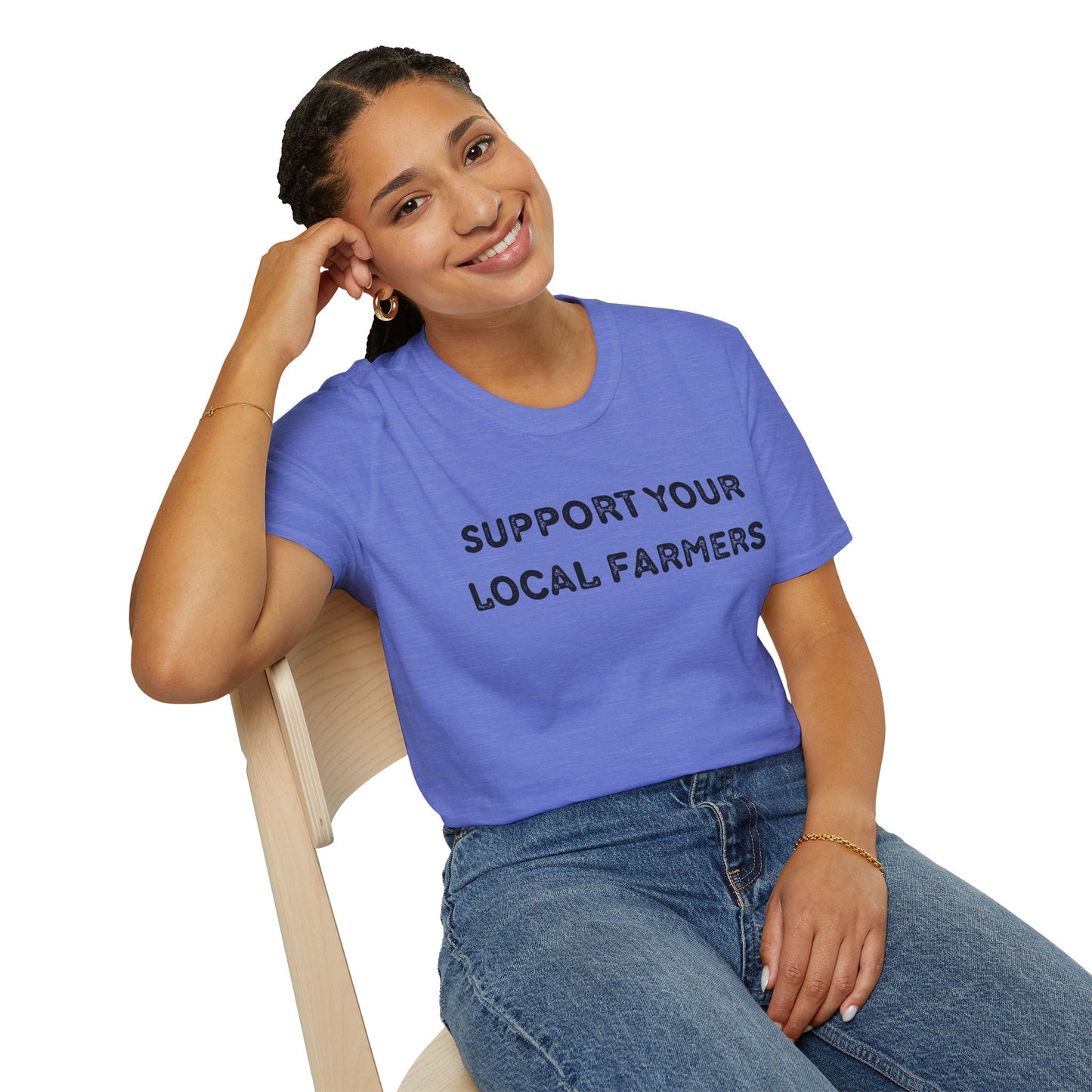 Support Your Local Farmers T-Shirt – Farm-to-Table Advocacy Tee
