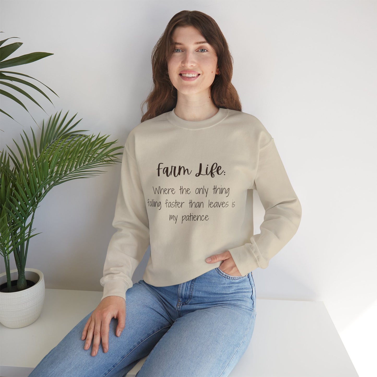 Farm Life Sweatshirt – Cozy Crewneck for Country Living Lovers
