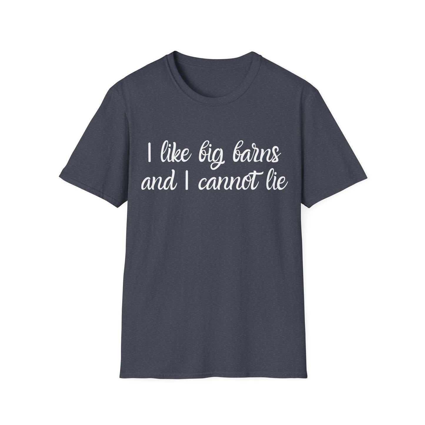 I Like Big Barns and I Cannot Lie T-Shirt — Funny Farm/Country Humor Tee