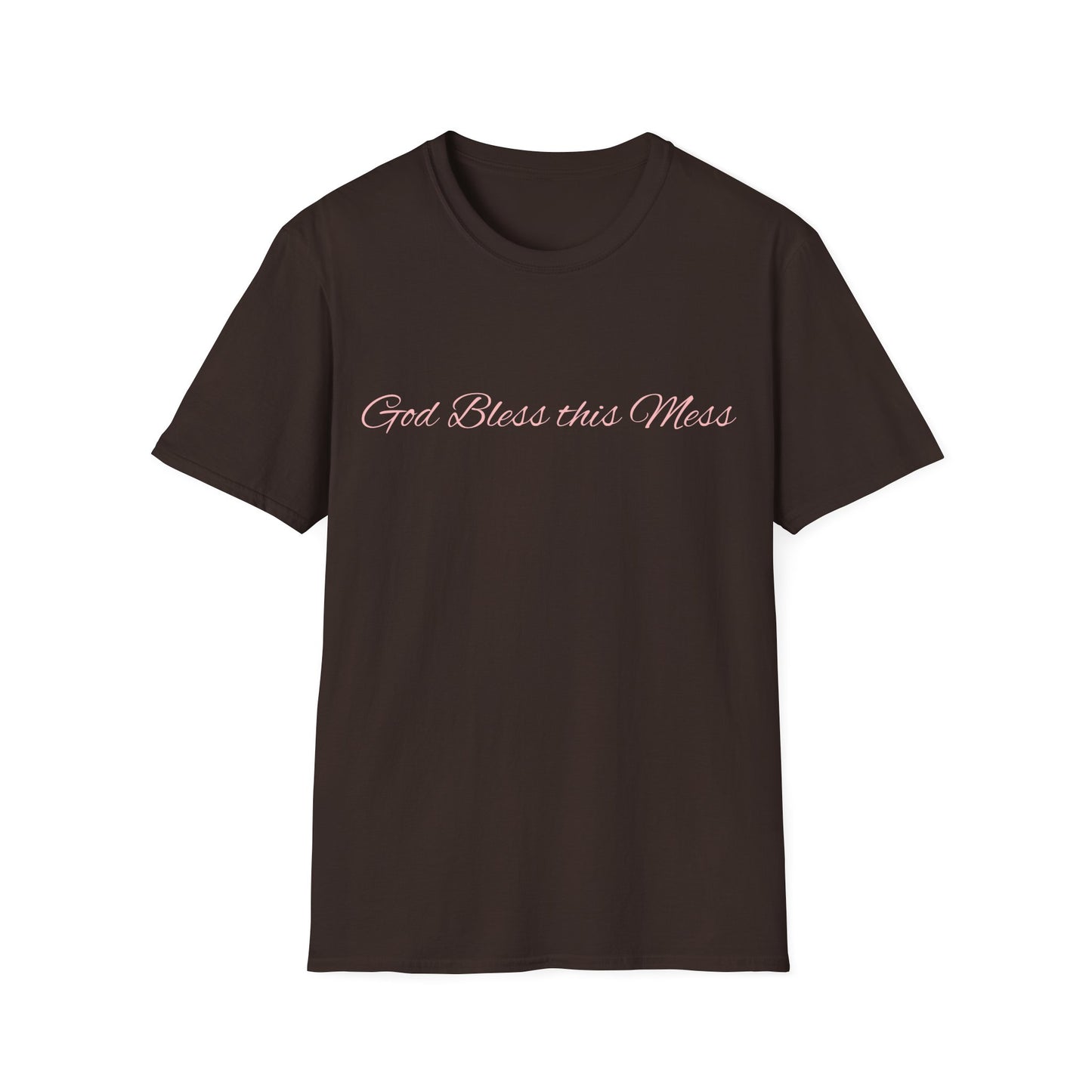 God Bless This Mess T-Shirt — Casual Faith-Based Graphic Tee