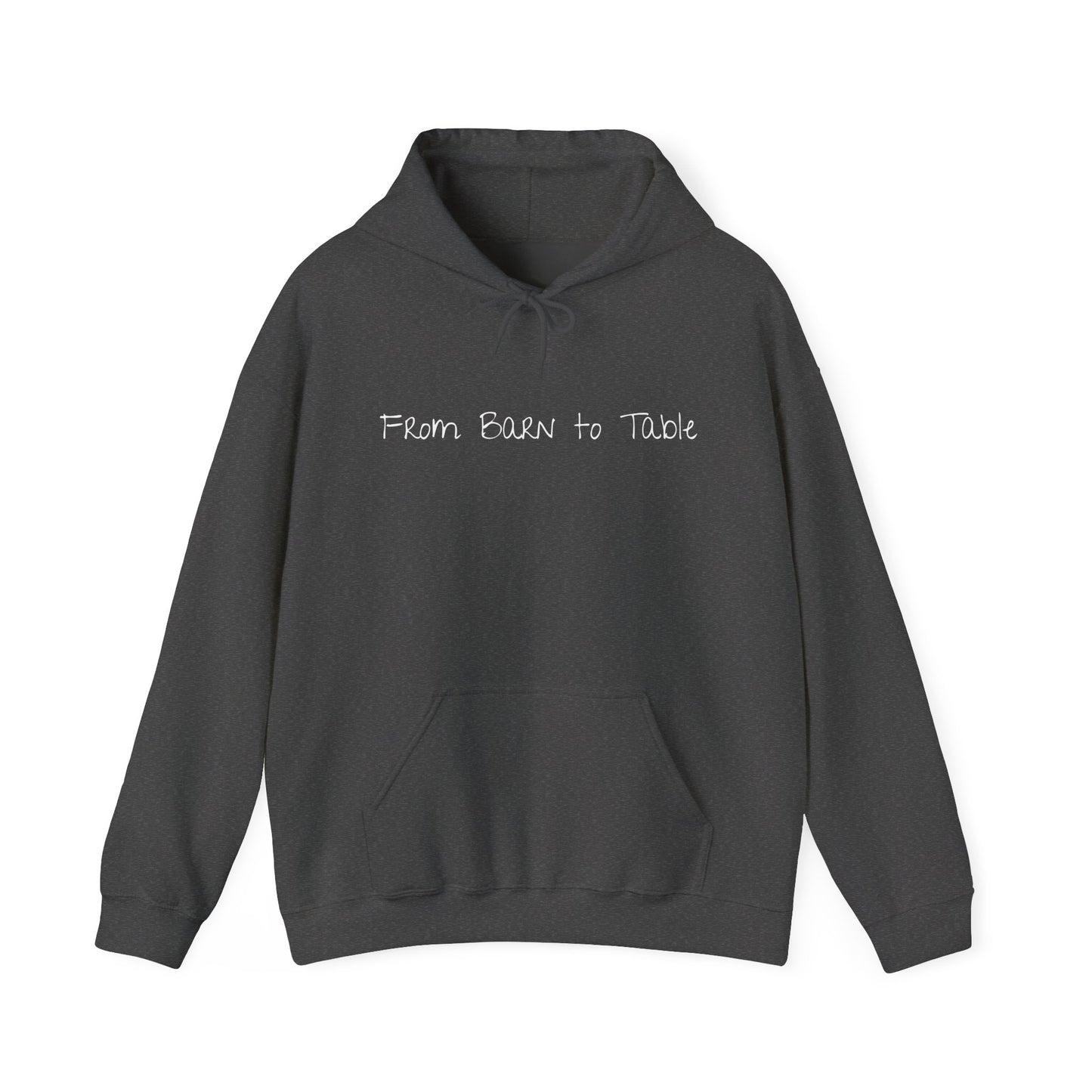 Funny Holiday Barn to Table Hoodie