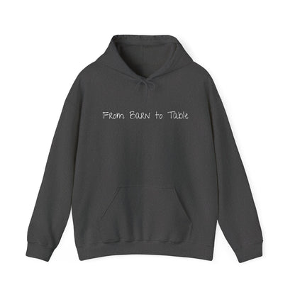 Funny Holiday Barn to Table Hoodie