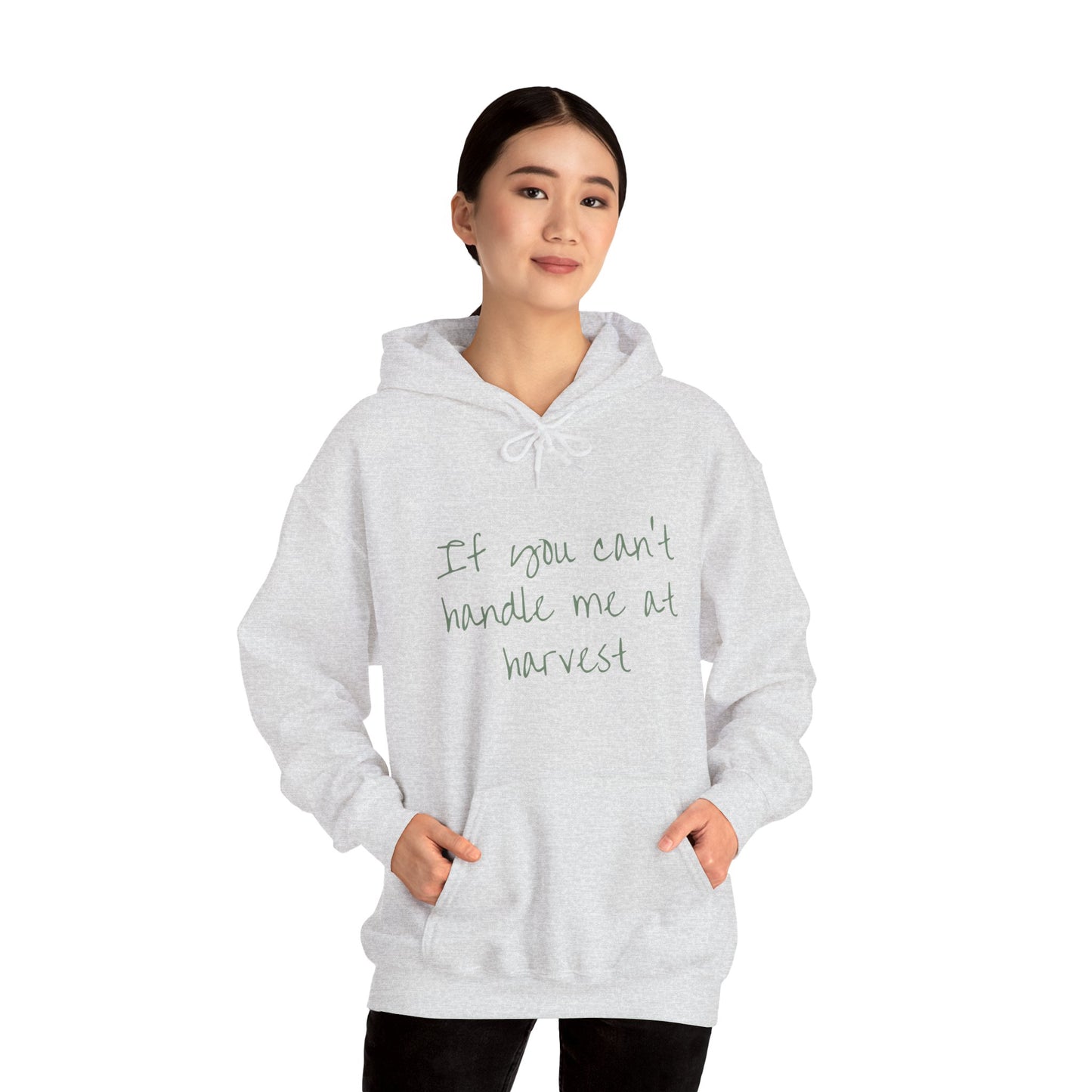 Funny Hoodie - "If You Can't Handle Me at Harvest" & "You Don't Deserve Me at Christmas"
