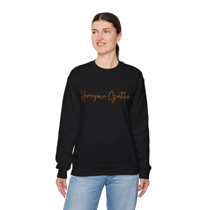 Gratitude Crewneck Sweatshirt for Cozy Comfort