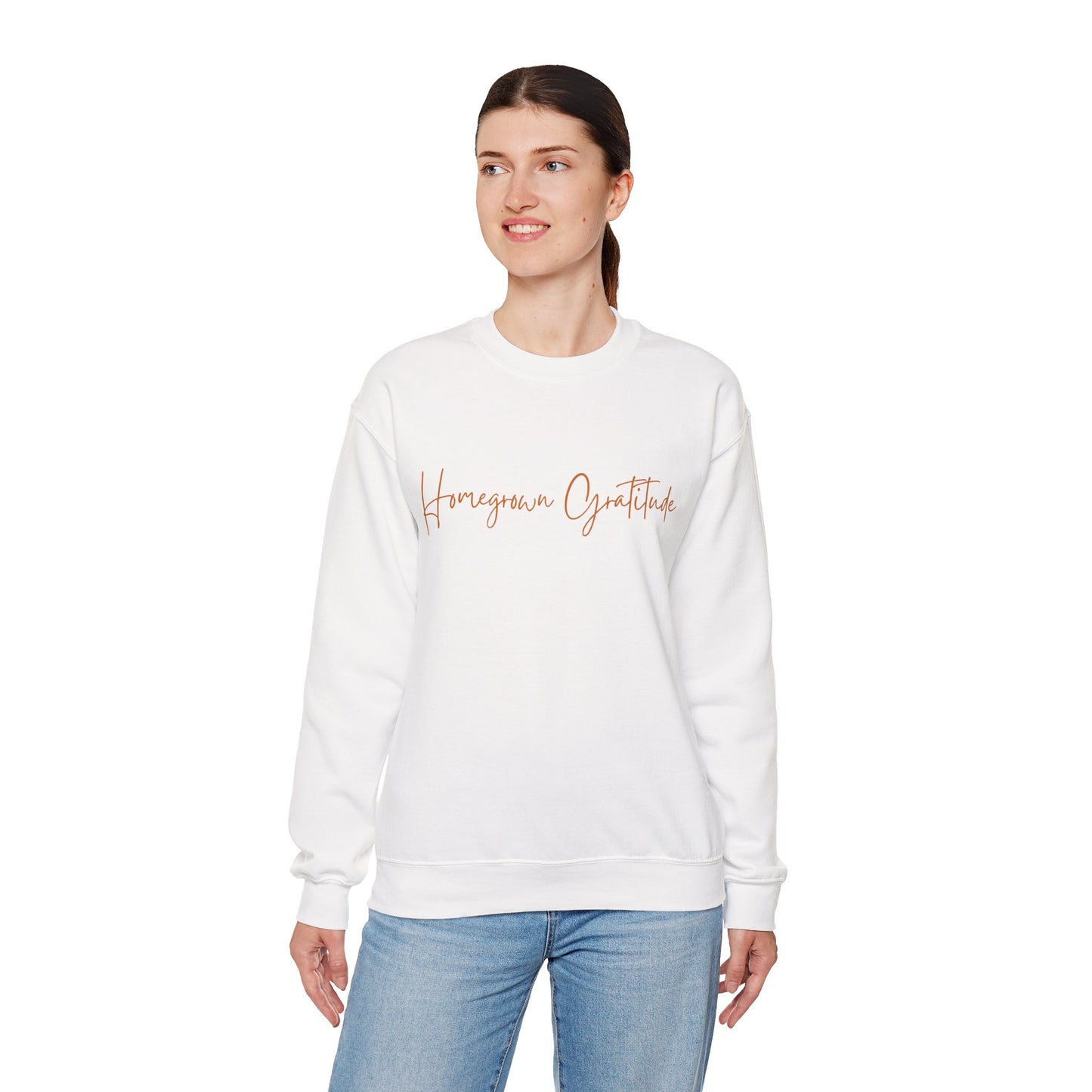 Gratitude Crewneck Sweatshirt for Cozy Comfort