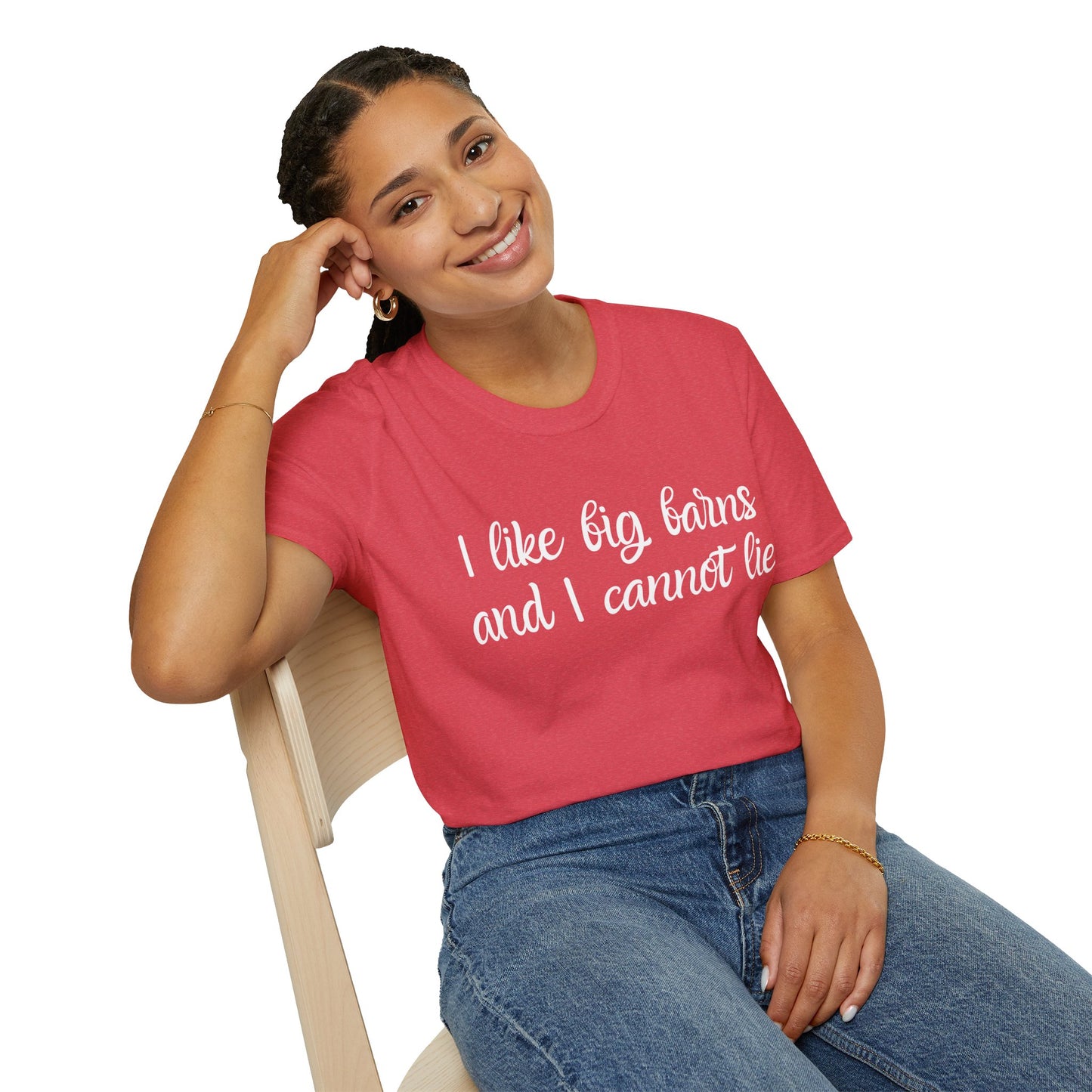 I Like Big Barns and I Cannot Lie T-Shirt — Funny Farm/Country Humor Tee