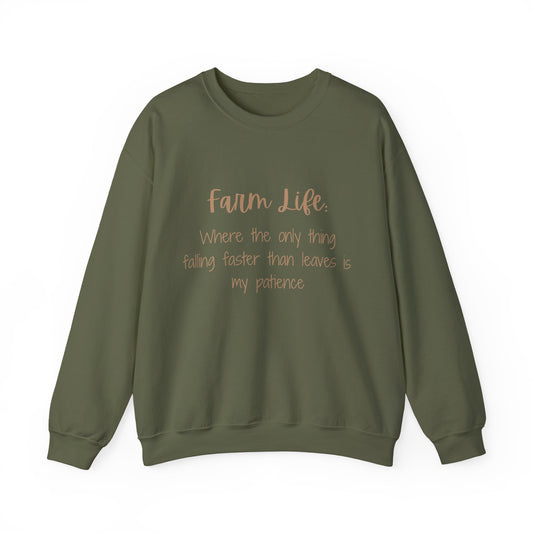 Farm Life Sweatshirt – Cozy Crewneck for Country Living Lovers