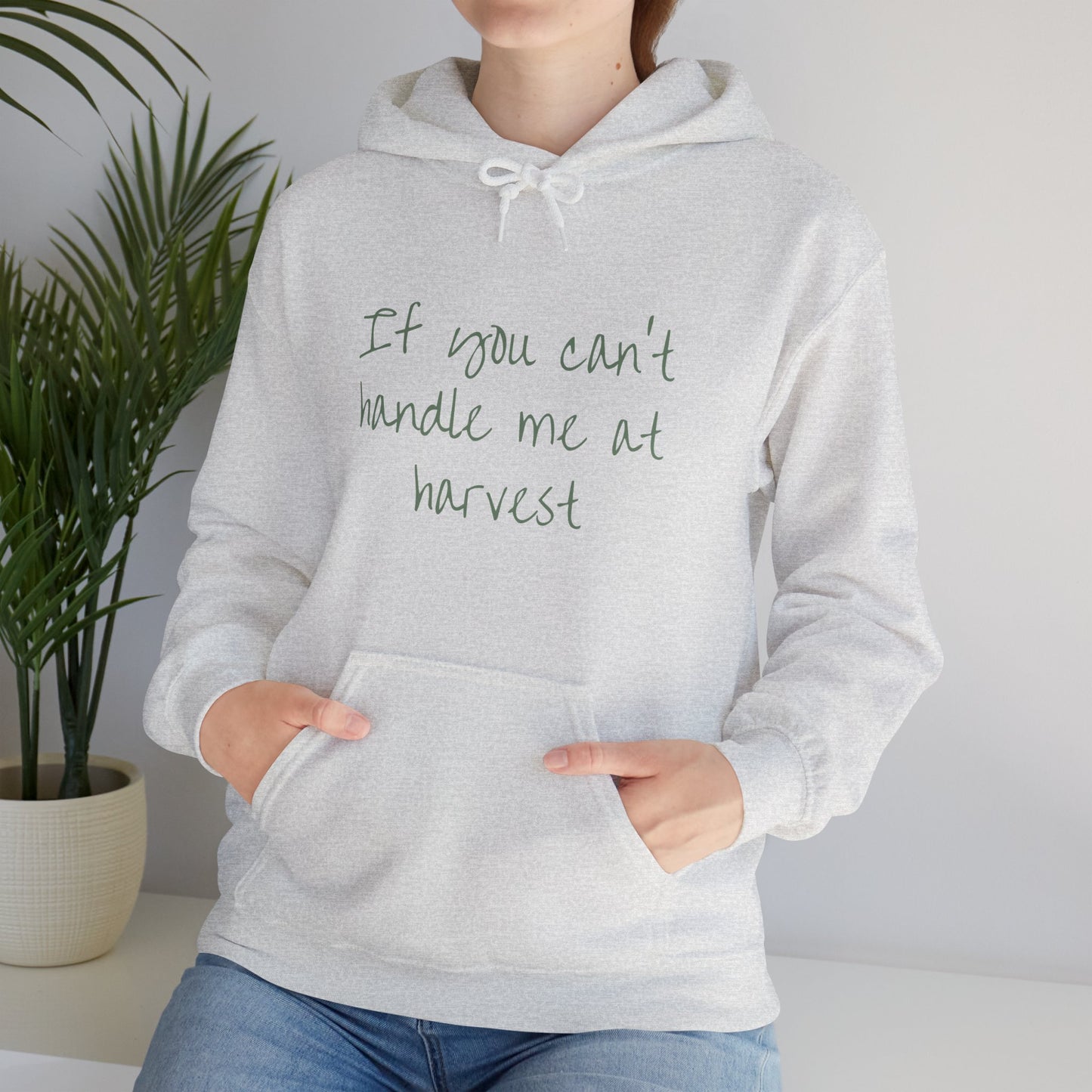 Funny Hoodie - "If You Can't Handle Me at Harvest" & "You Don't Deserve Me at Christmas"