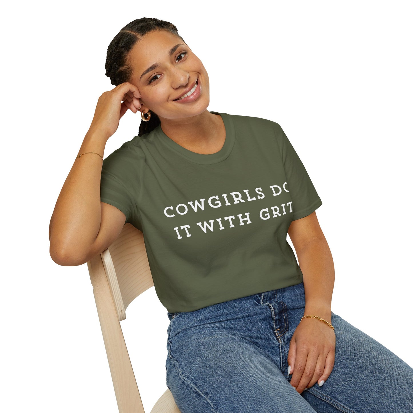Cowgirls Do It With Grit T-Shirt — Western Cowgirl Graphic Tee