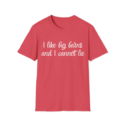 I Like Big Barns and I Cannot Lie T-Shirt — Funny Farm/Country Humor Tee