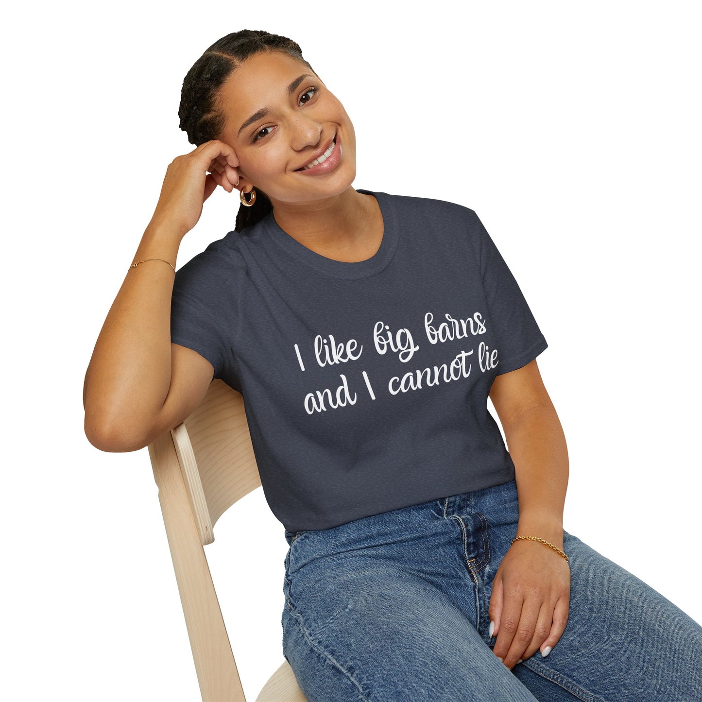I Like Big Barns and I Cannot Lie T-Shirt — Funny Farm/Country Humor Tee