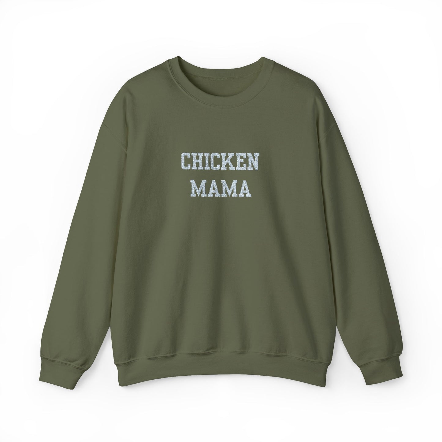 Chicken Mama Crewneck Sweatshirt — Cozy Farm Mom Sweatshirt