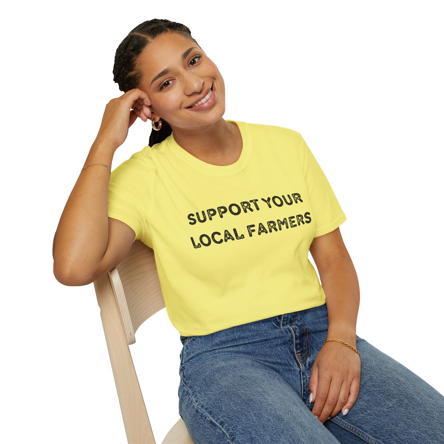Support Your Local Farmers T-Shirt – Farm-to-Table Advocacy Tee