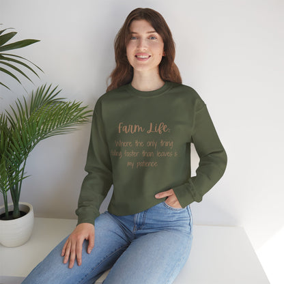 Farm Life Sweatshirt – Cozy Crewneck for Country Living Lovers