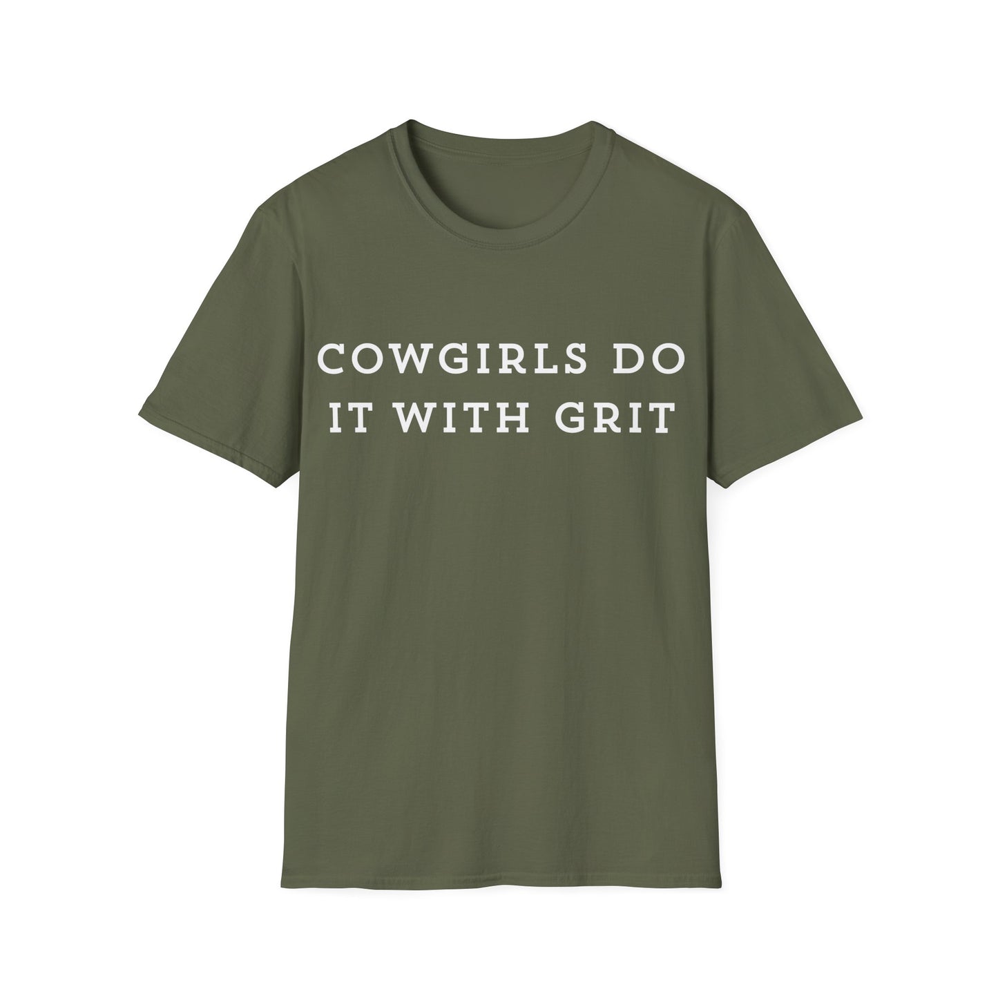 Cowgirls Do It With Grit T-Shirt — Western Cowgirl Graphic Tee
