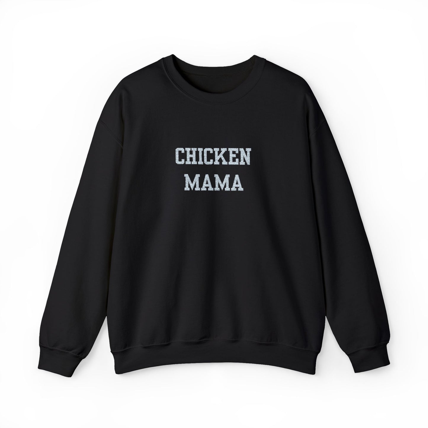 Chicken Mama Crewneck Sweatshirt — Cozy Farm Mom Sweatshirt