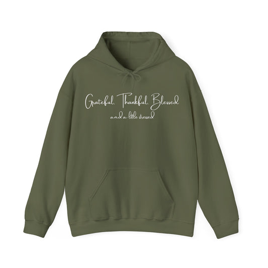 Grateful Thankful Blessed Hoodie