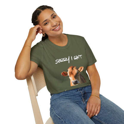 Sorry I Can't — I Have Cows To Milk T-Shirt