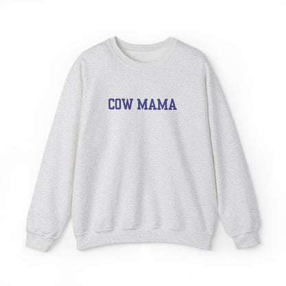 Cow Mama Crewneck Sweatshirt — Cozy Farm Mom Pullover