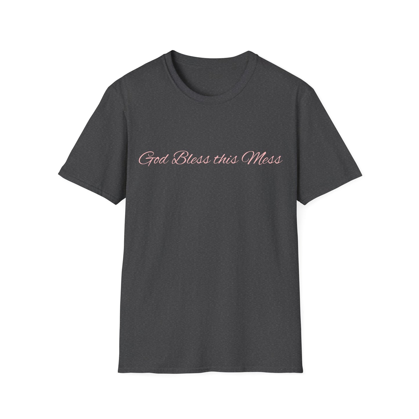 God Bless This Mess T-Shirt — Casual Faith-Based Graphic Tee