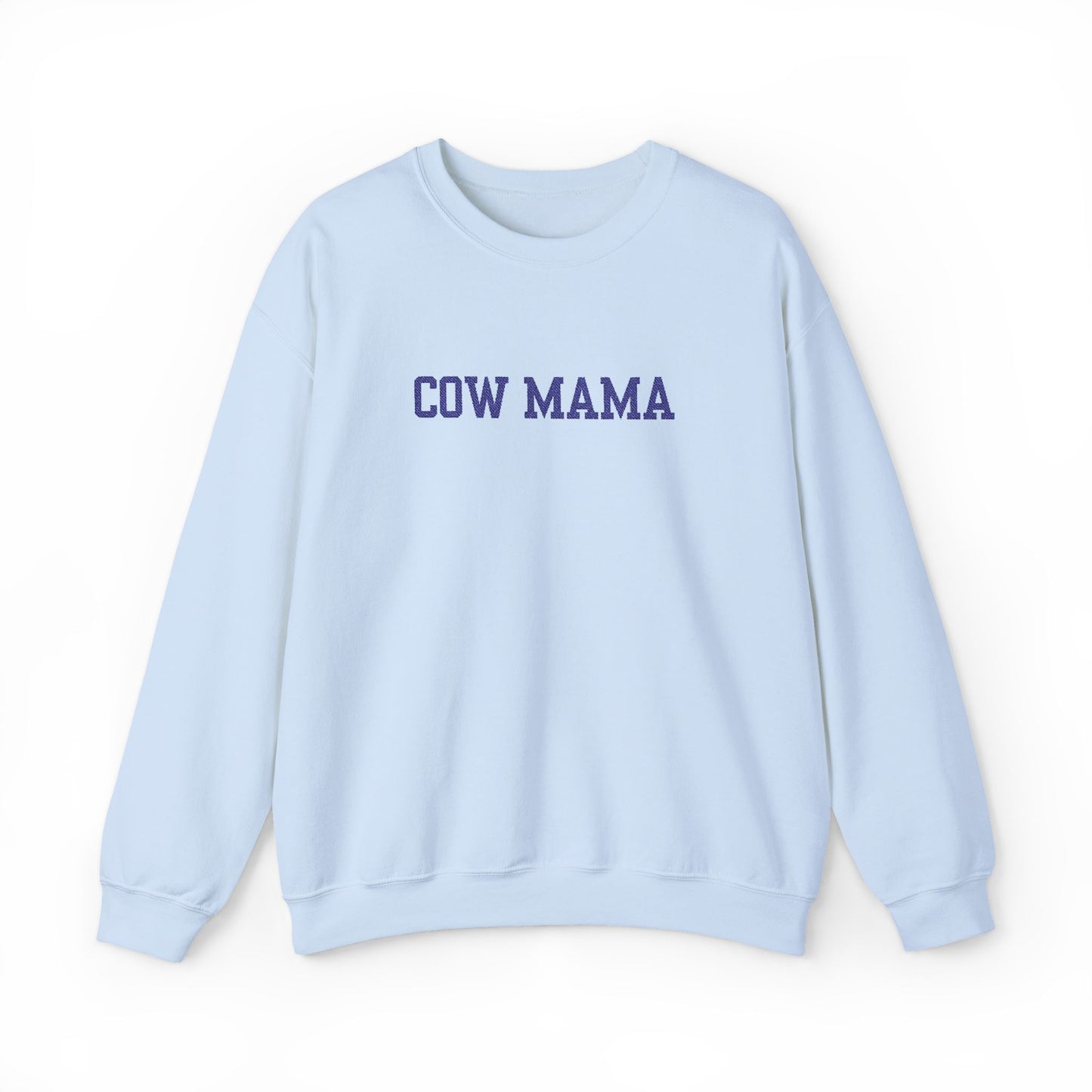 Cow Mama Crewneck Sweatshirt — Cozy Farm Mom Pullover