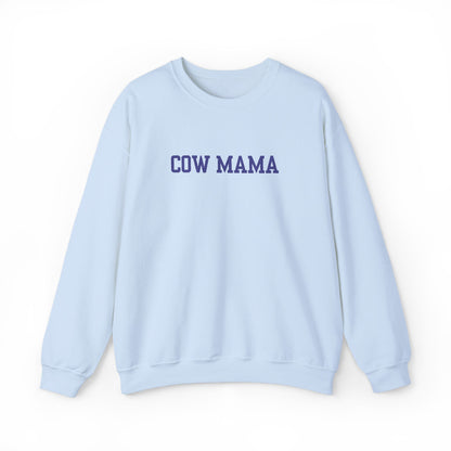 Cow Mama Crewneck Sweatshirt — Cozy Farm Mom Pullover