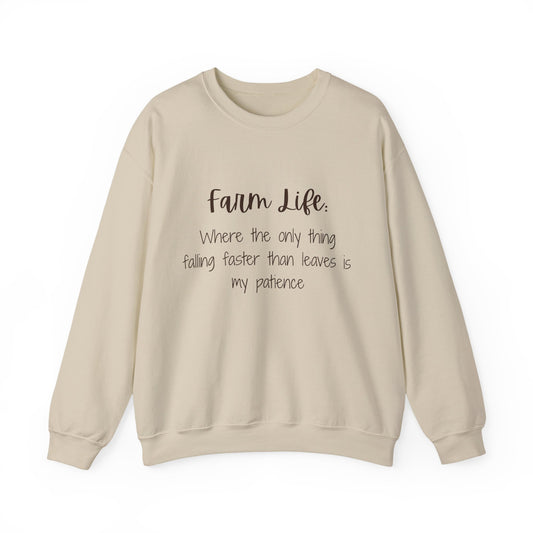 Farm Life Sweatshirt – Cozy Crewneck for Country Living Lovers